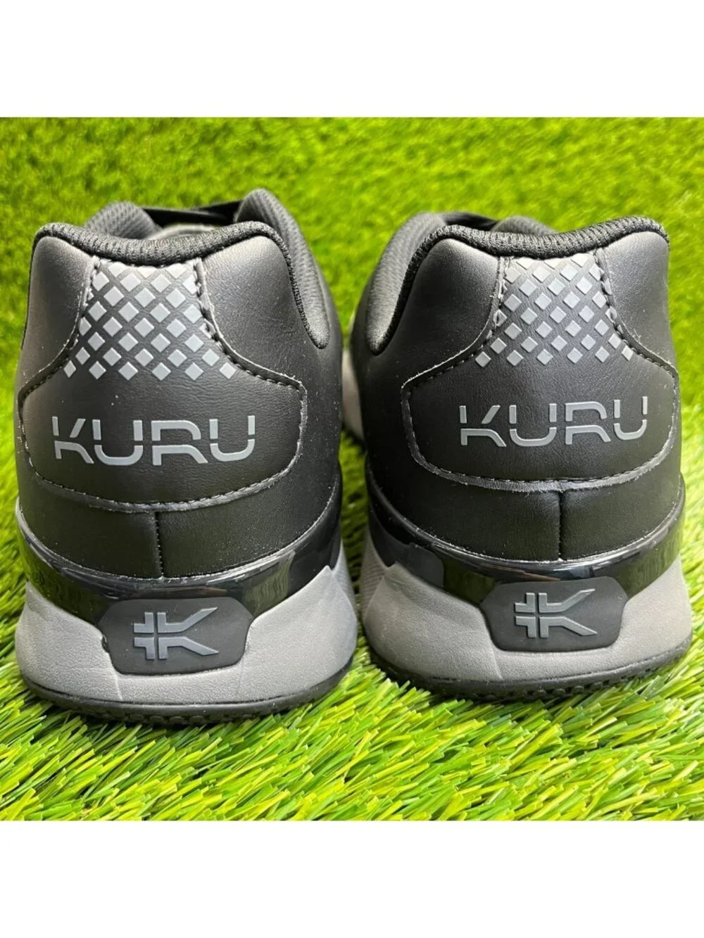 Kuru Quantum 2.0 Mens Size 11 Black Gray Athletic Running Walking Shoes Sneakers